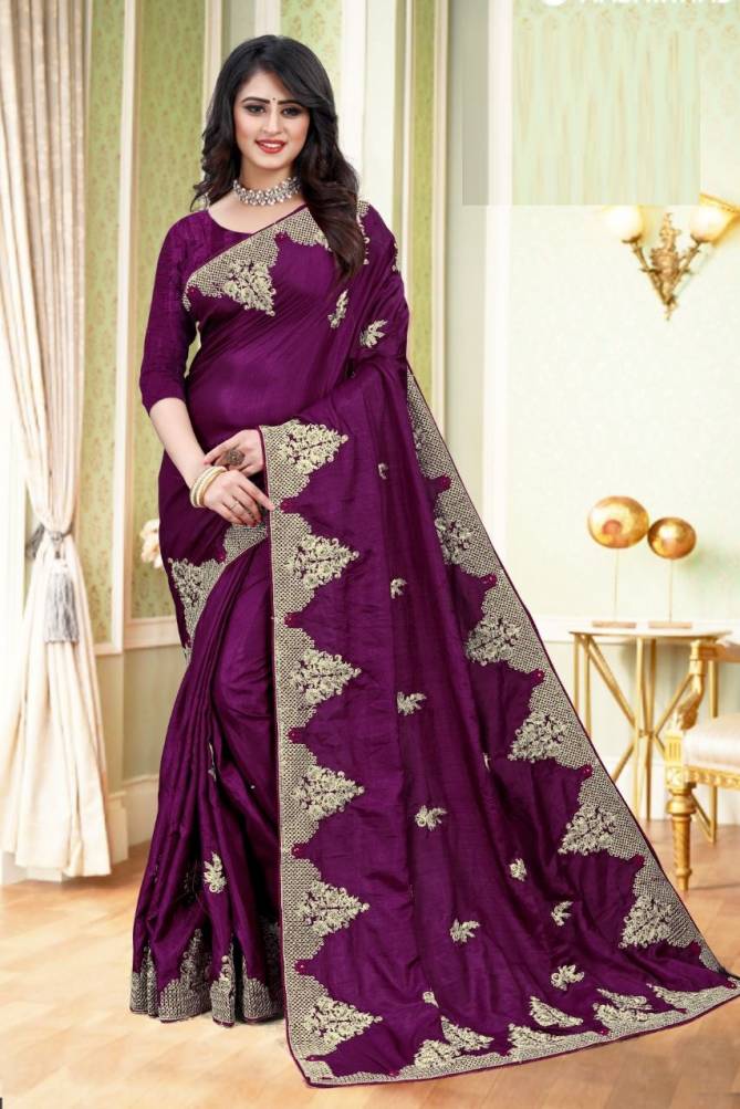 Vivera Sapna 2 Festive Wear Dola Silk Embroidered Saree Collection